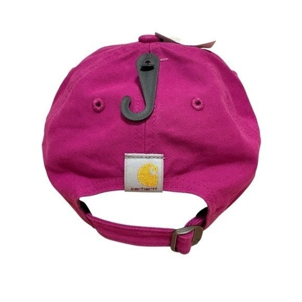 NWT Carhartt Force Canvas Script Graphic Baseball Cap Hat Magenta Agate OS - Picture 3 of 5